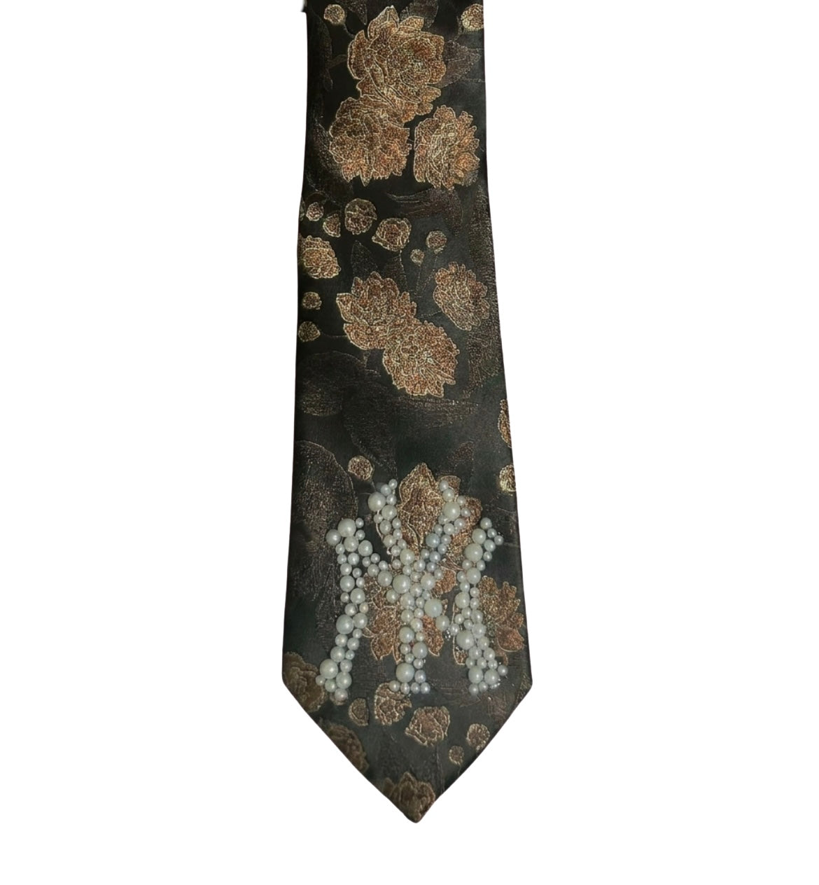 Pearl Embellished Custom Tie
