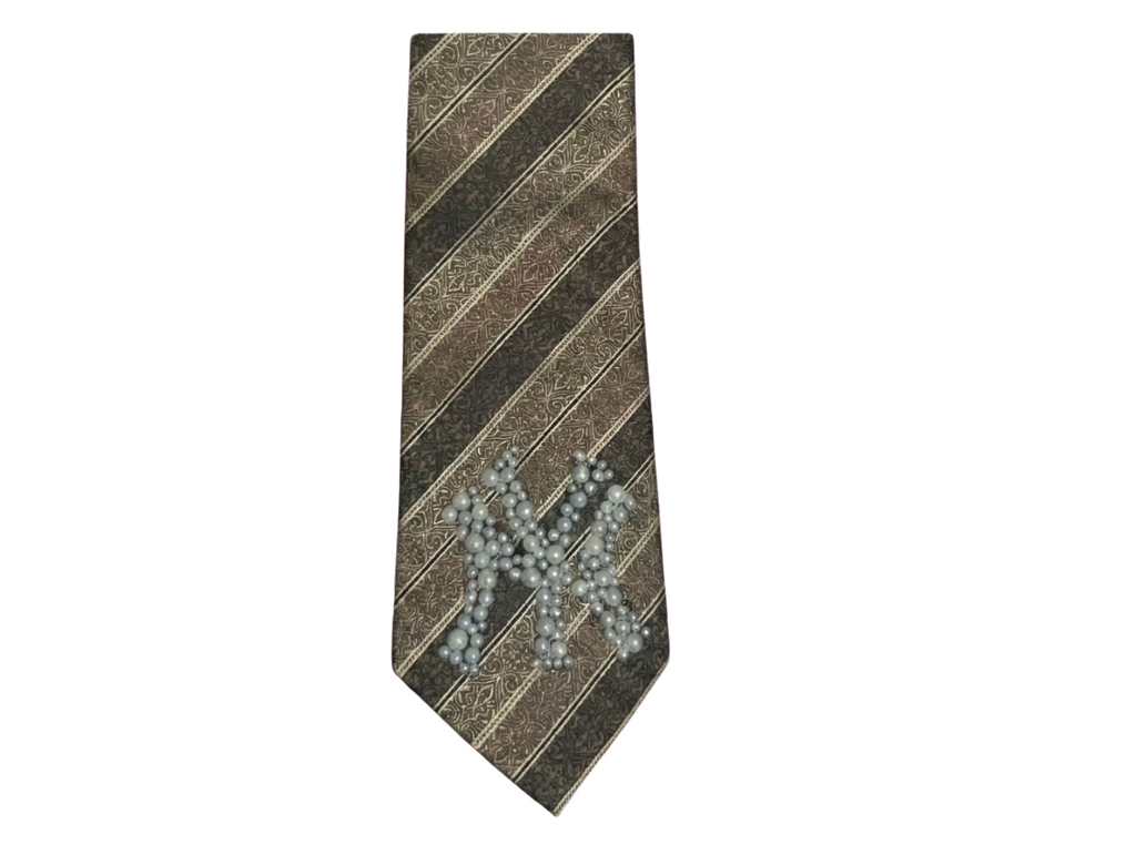 Pearl Embellished Custom Tie