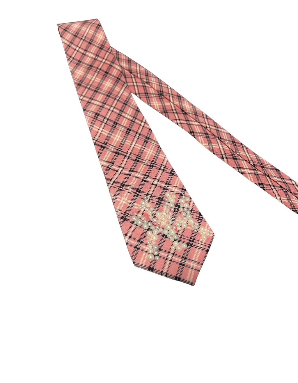 Pearl Embellished Custom Tie