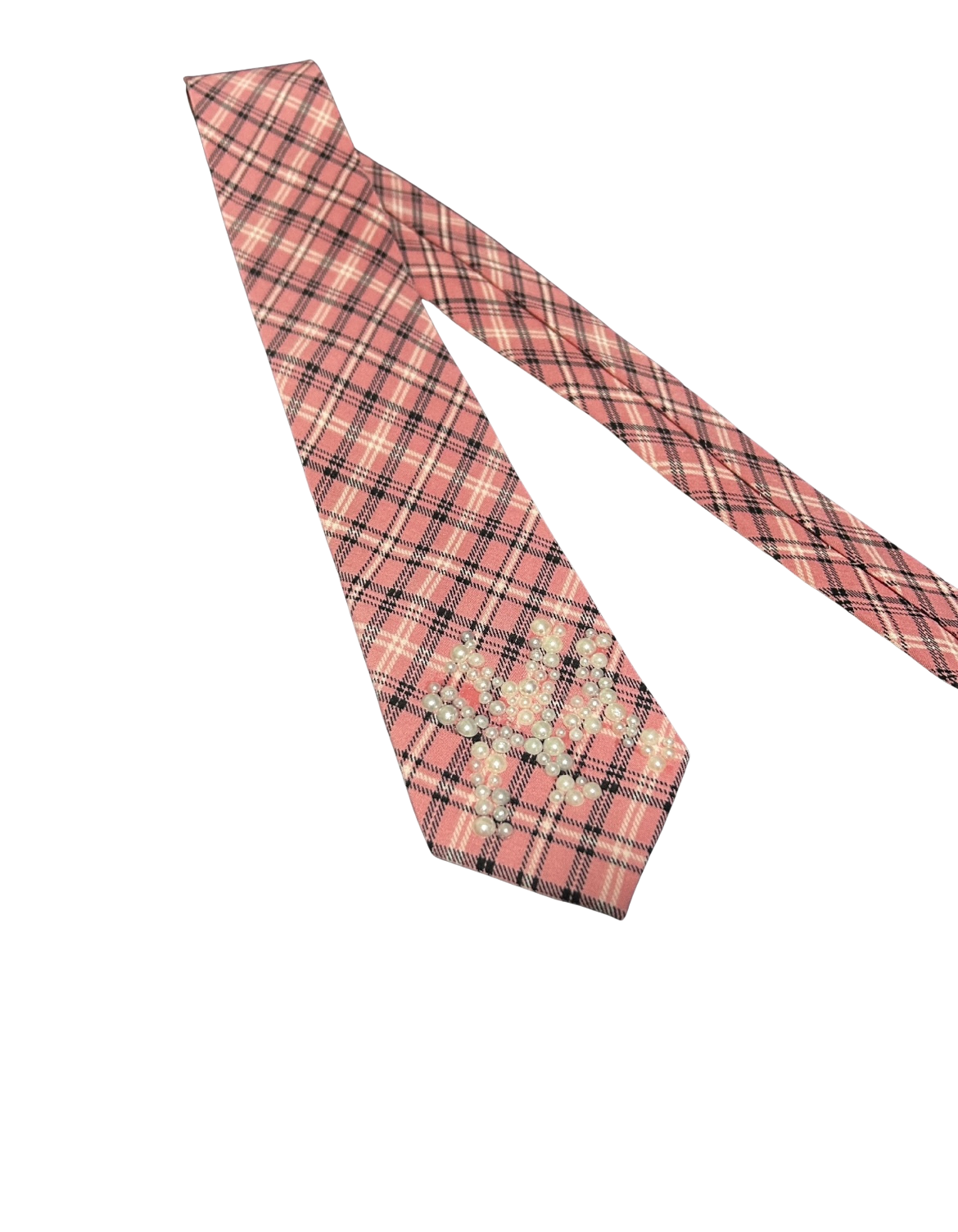 Pearl Embellished Custom Tie